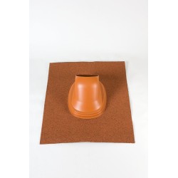 Dakdoorvoerpan Universeel 131 35-55° 500mm x 600mm terracotta
