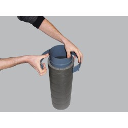 Aerfoam geïsoleerd leidingsysteem Koppelstuk KS 125 grijs