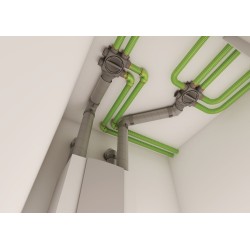 Geïsoleerd leidingsysteem Verloop KS Aerfoam 160-125 zwart
