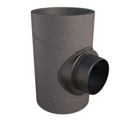 Ubbink Aerfoam geïsoleerd leidingsysteem T-stuk 90° EPE 180-125 grijs
