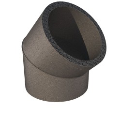 Ubbink Aerfoam geïsoleerd leidingsysteem Bocht 45° EPE 200 grijs