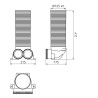 Ubbink Air Excellent AE34c Ventieladapter 90° 125 met 1 afdekkap