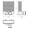 Ubbink Air Excellent AE48c Vloerroosteradapter