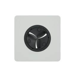 Haelix Quadro Ventiel Toe-, afvoer KS 125 wit