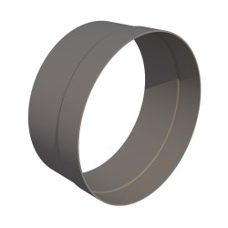 Air Excellent Verloop KS 125-123 zwart voor Ventilatiebox