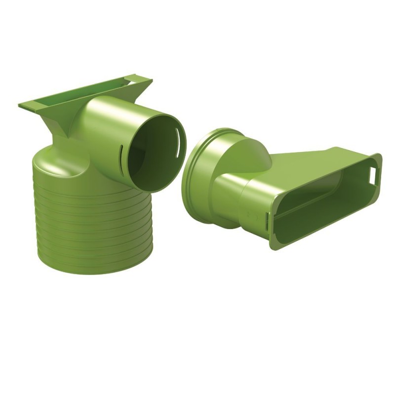 Air Excellent 1x AE45sc Ventieladapter 90° 125