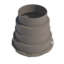 Air Excellent Adapter 180-160-150-125 voor luchtverdeelkast 200/800