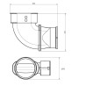 Air Excellent AE35SC DBOX bocht koppelstuk Set