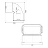Air Excellent AE55sc Bocht 90° verticaal set