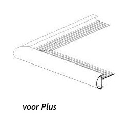Roval aluminium kraaltrim buitenhoek 26 mm Plus