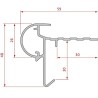 Roval aluminium kraaltrim gemoffeld 26 mm Plus