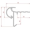 Roval aluminium kraaltrim geanodiseerd 26 mm Plus