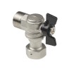 BONFIX Kogelkraan 3/4" - binnen x buitendraad zwarte vlindergreep PN25