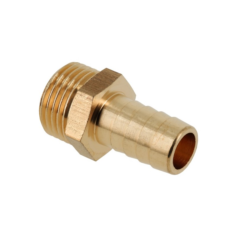 BONFIX Draad messing slangpilaar 1/2" buitendraad x 8 mm