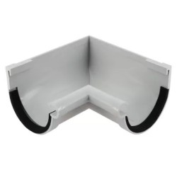 NICOLL Techtan LG16 PVC-Ti binnenhoekstuk 90° lichtgrijs