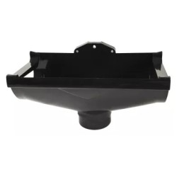 NICOLL Techtan Vodalis LG29 PVC-Ti expansie centraaluitloop zwart d80