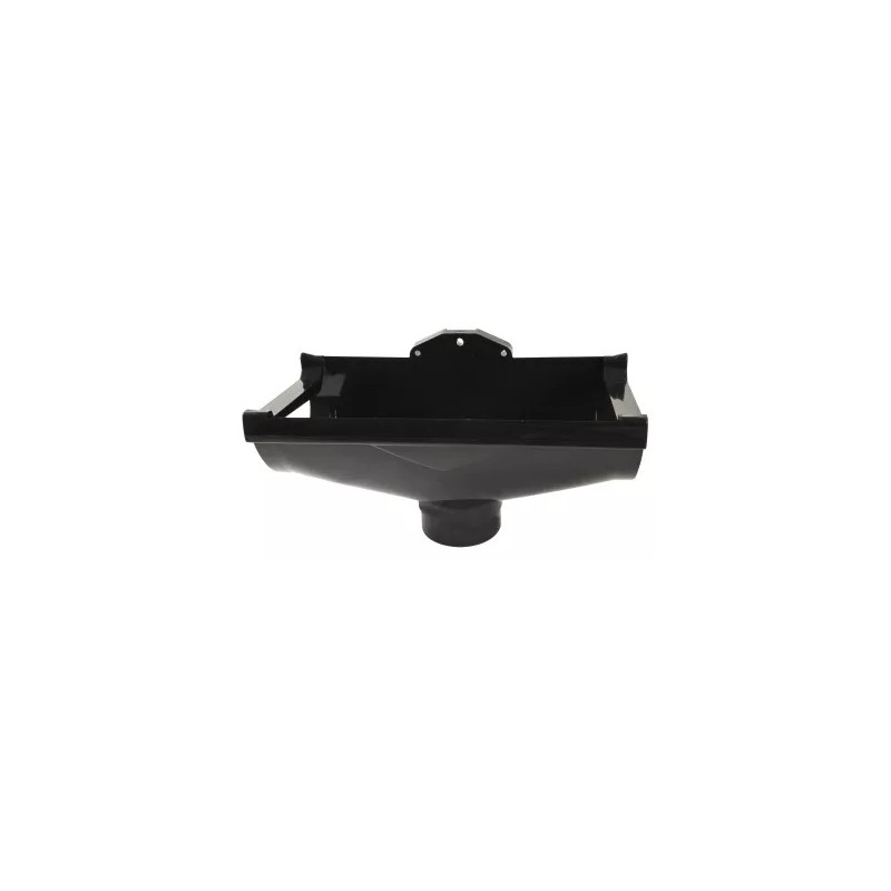 NICOLL Techtan Vodalis LG29 PVC-Ti expansie centraaluitloop zwart d80