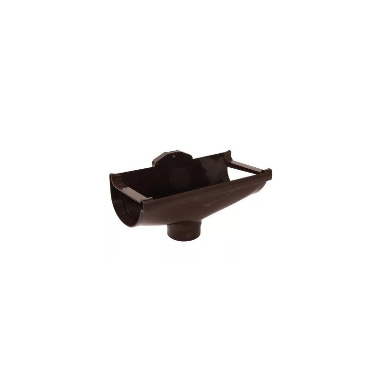 NICOLL Techtan Vodalis LG29 PVC-Ti expansie centraaluitloop bruin d80