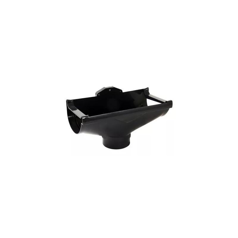 NICOLL Techtan Vodalis LG29 PVC-Ti expansie centraaluitloop zwart d100