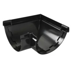 NICOLL Techtan Vodalis LG29 PVC-Ti buitenhoekstuk 90gr. zwart