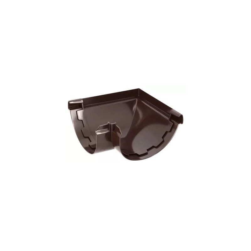 NICOLL Techtan Vodalis LG29 PVC-Ti buitenhoekstuk 90gr. bruin
