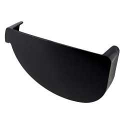 NICOLL Techtan Vodalis LG29 PVC-Ti eindstuk goot rechts zwart