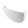 NICOLL Techtan Vodalis LG29 PVC-Ti eindstuk goot rechts wit