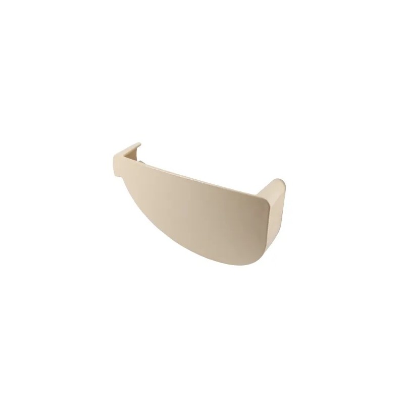 NICOLL Techtan Vodalis LG29 PVC-Ti eindstuk goot rechts beige