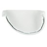 NICOLL Techtan Vodalis LG29 PVC-Ti eindstuk goot links wit