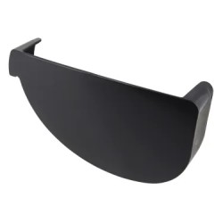 NICOLL Techtan Vodalis LG29 PVC-Ti eindstuk goot rechts antraciet