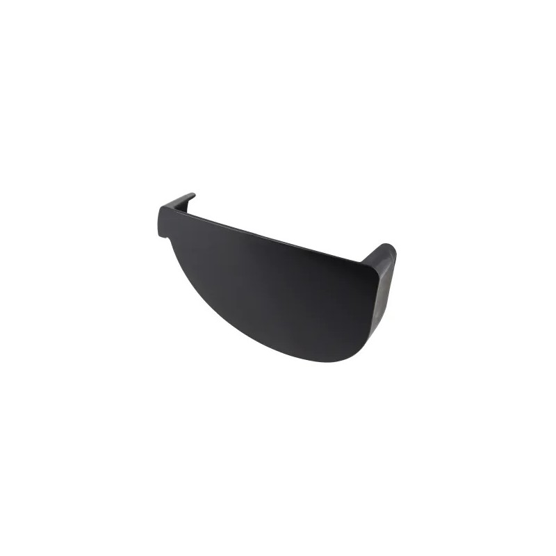 NICOLL Techtan Vodalis LG29 PVC-Ti eindstuk goot rechts antraciet