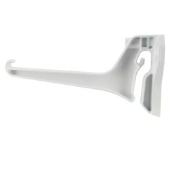 Nicoll Ovation LG38 PVC-Ti gootbeugel (verborgen ophanging) wit