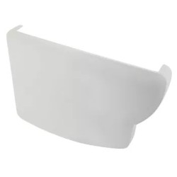 Nicoll Ovation LG38 PVC-Ti eindstuk centraaluitloop links wit