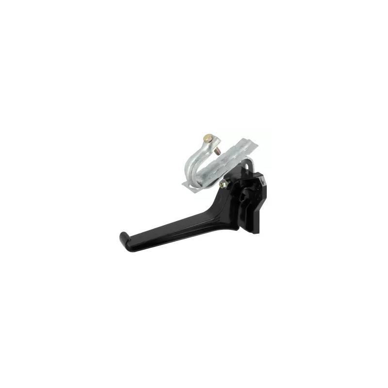 Nicoll Ovation LG38 PVC-Ti gootbeugel met dakhaak (verb.oph.) zwart