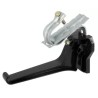 Nicoll Ovation LG38 PVC-Ti gootbeugel met dakhaak (verb.oph.) zwart