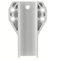 Nicoll Ovation LG38 PVC-Ti gootbeugel (verborgen ophanging) wit