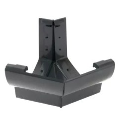 Nicoll Ovation LG38 PVC-Ti buitenhoekstuk 135gr. antraciet