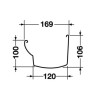 Nicoll Ovation LG38 PVC-Ti dakgoot L4m zwart
