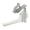 Nicoll Ovation LG38 PVC-Ti gootbeugel met dakhaak (verb.oph.) wit