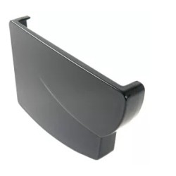 Nicoll Ovation LG38 PVC-Ti eindstuk goot links antraciet