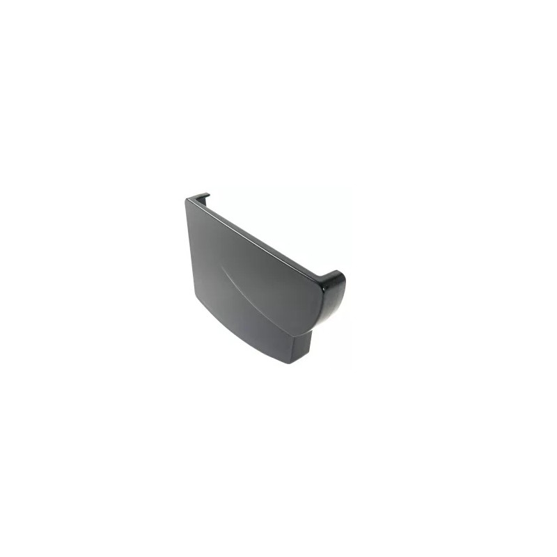 Nicoll Ovation LG38 PVC-Ti eindstuk goot links antraciet
