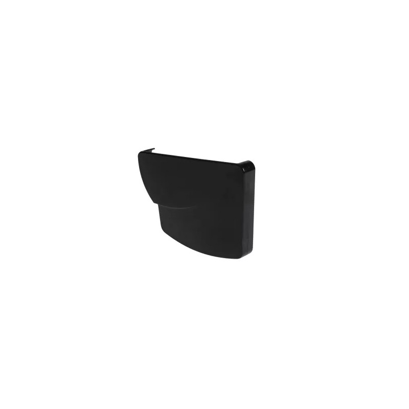 Nicoll Ovation LG38 PVC-Ti eindstuk centraaluitloop rechts zwart