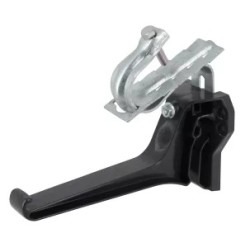Nicoll Ovation LG38 PVC-Ti gootbeugel met dakhaak (verb.oph) antraciet