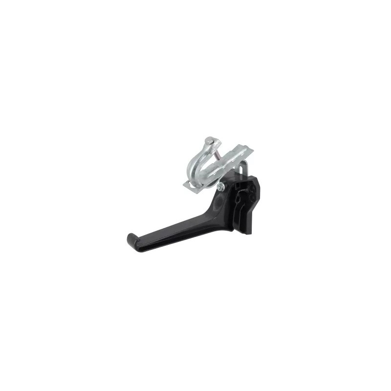 Nicoll Ovation LG38 PVC-Ti gootbeugel met dakhaak (verb.oph) antraciet