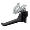 Nicoll Ovation LG38 PVC-Ti gootbeugel met dakhaak (verb.oph) antraciet