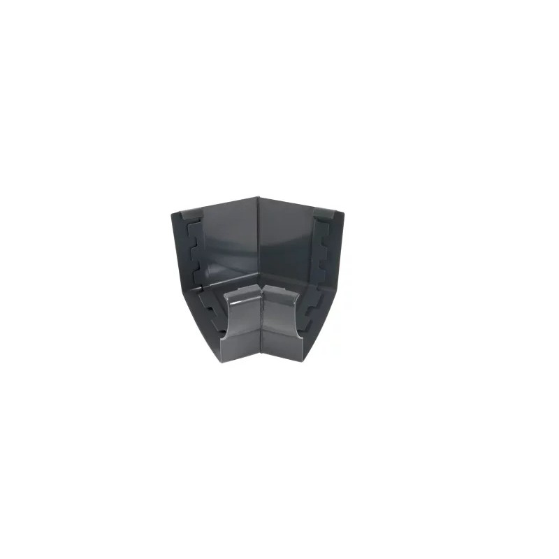 Nicoll Ovation LG38 PVC-Ti binnenhoekstuk 135gr. antraciet