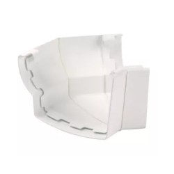 Nicoll Ovation LG38 PVC-Ti buitenhoekstuk 135gr. wit