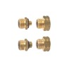 Europese aansluitnippel set F adapters