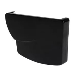 Nicoll Ovation LG38 PVC-Ti eindstuk goot rechts zwart