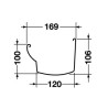 Nicoll Ovation LG38 PVC-Ti dakgoot L4m antraciet